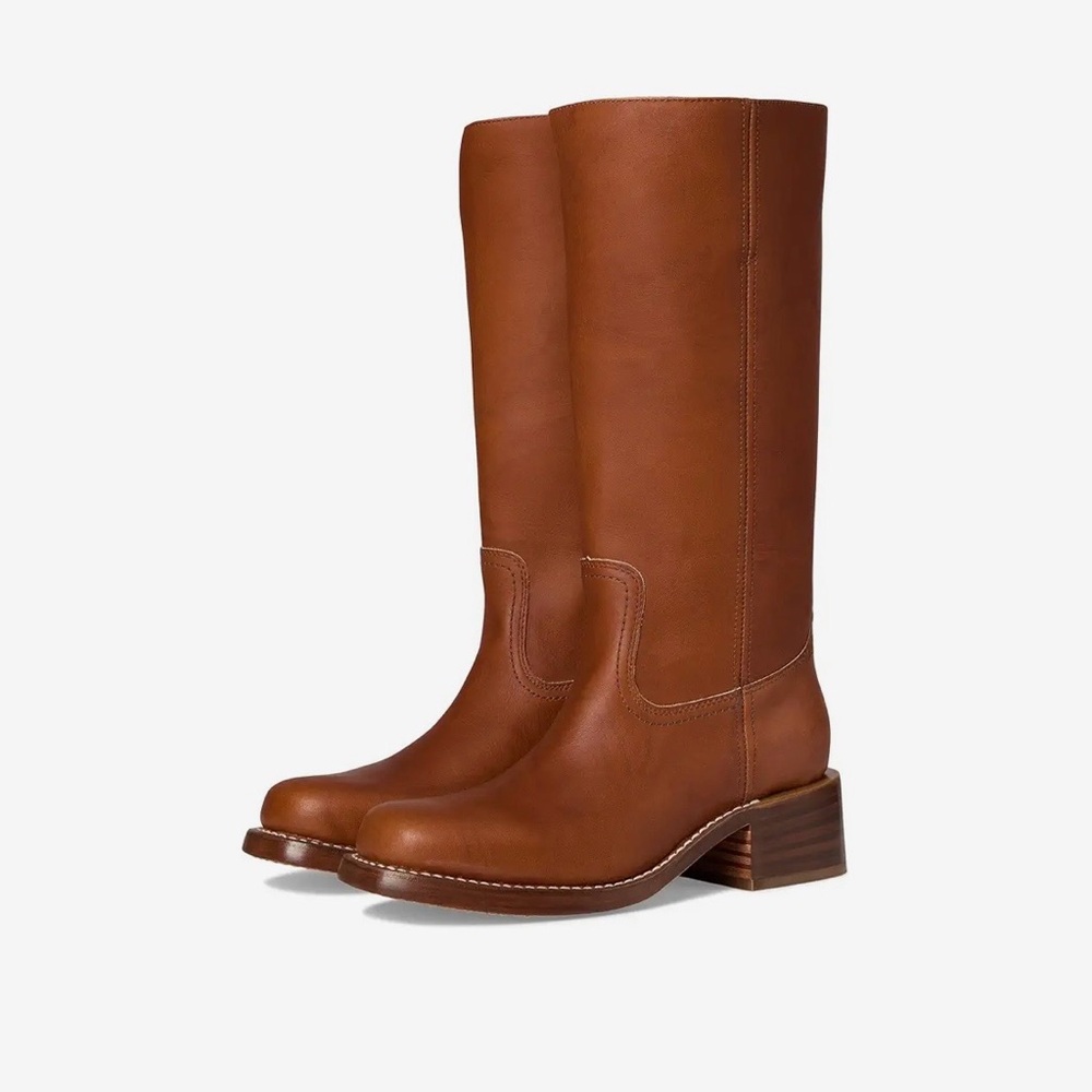 FRYE BOOTS in the color saddle(not frye&co)